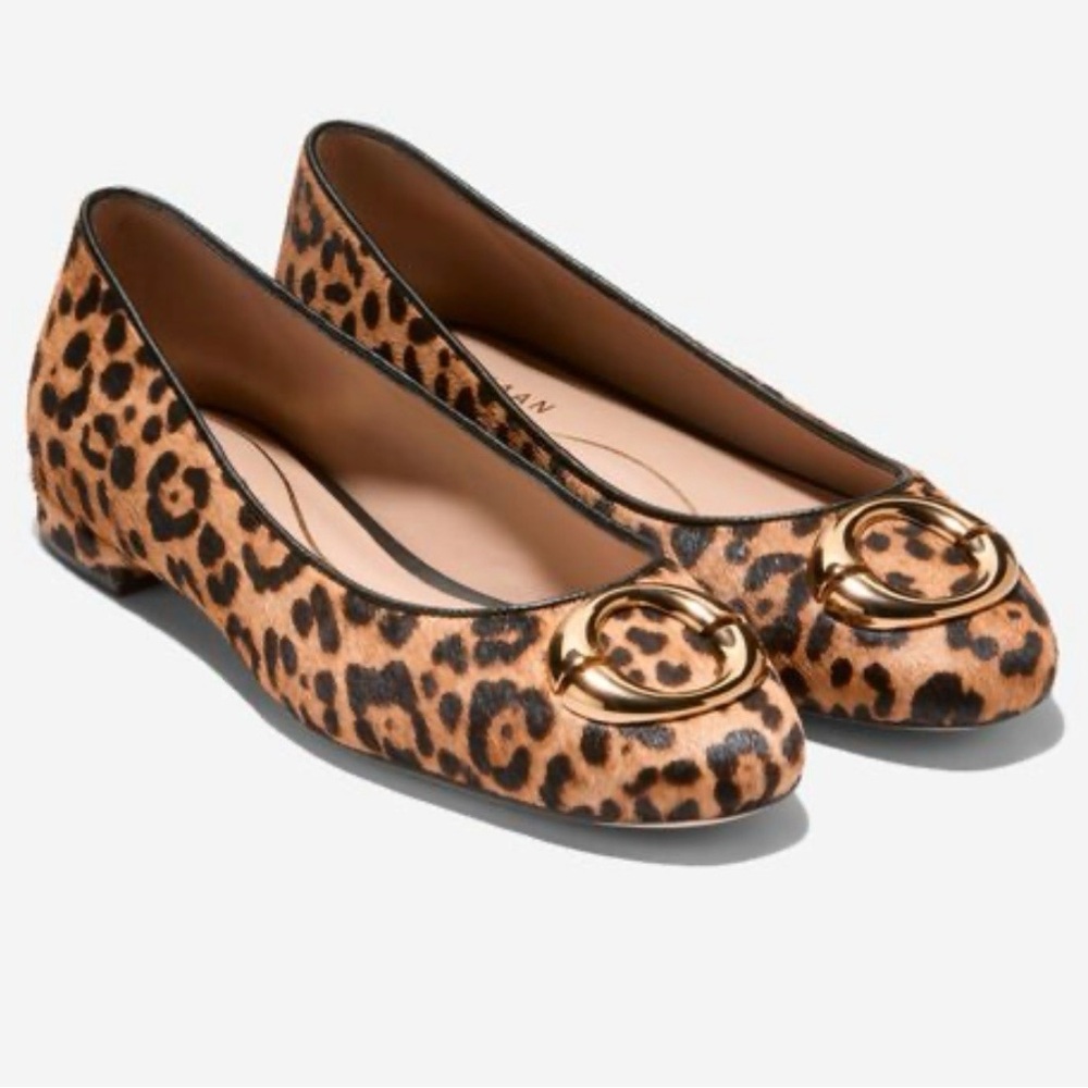Cole Haan Skylar Ballet Leopard Print Flats